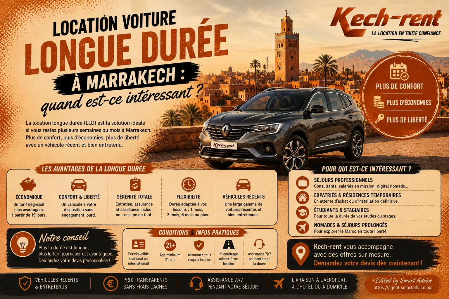 location voiture Marrakech avec KechRent